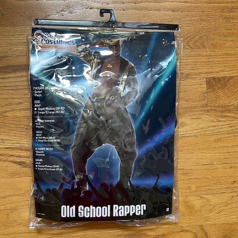 Halloween costume. Old school rapper